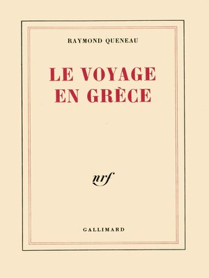 cover image of Le Voyage en Grèce